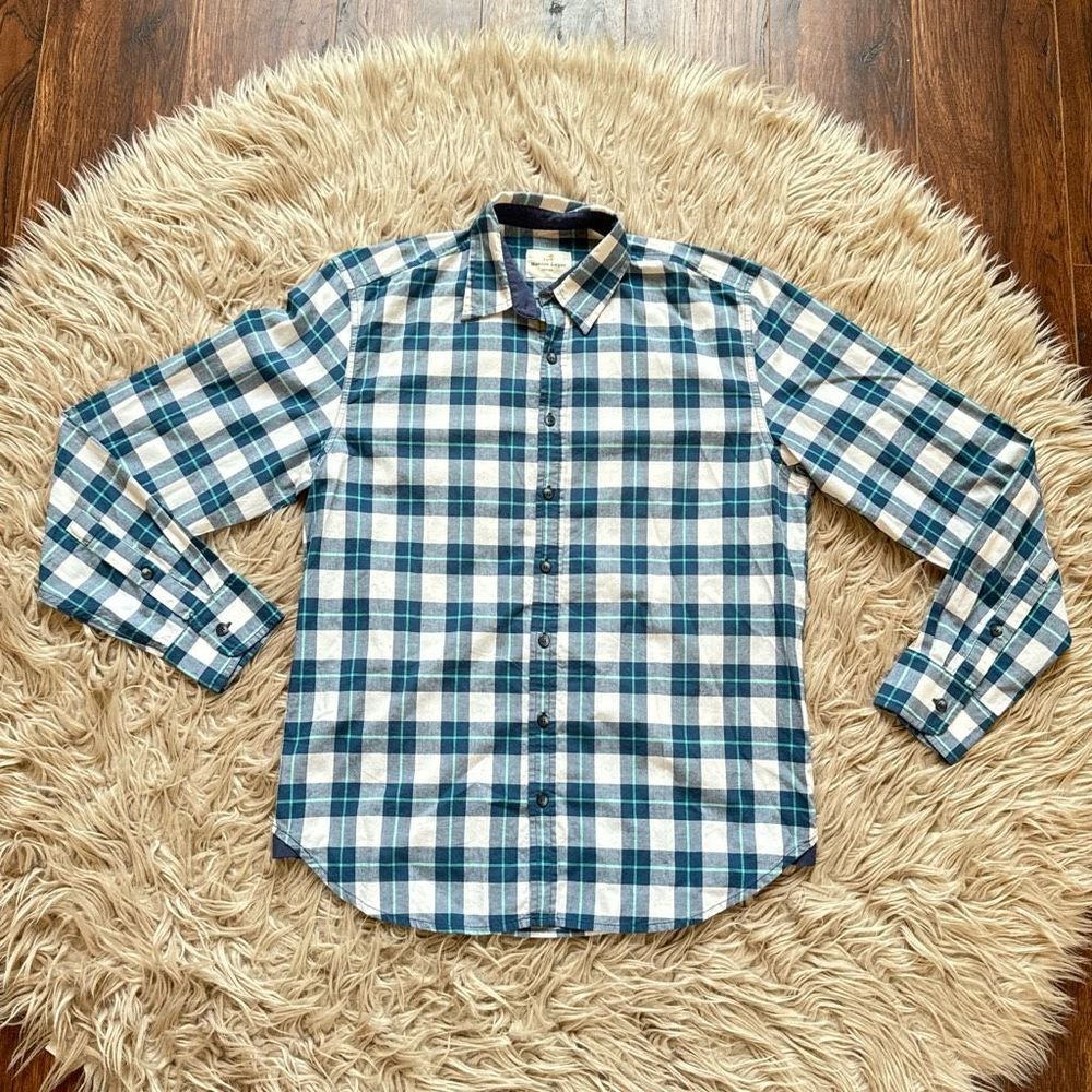 Marine Layer cotton button down shirt size medium